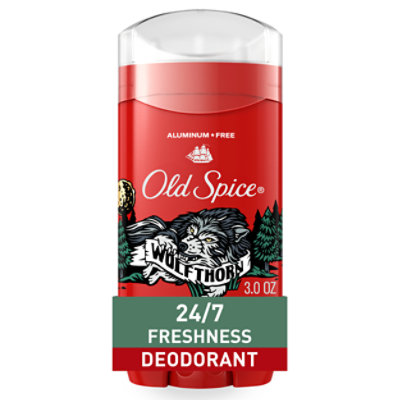 Old Spice Wolfthorn Aluminum Free 48 Hr. Protection Deodorant for Men - 3 Oz - Image 1