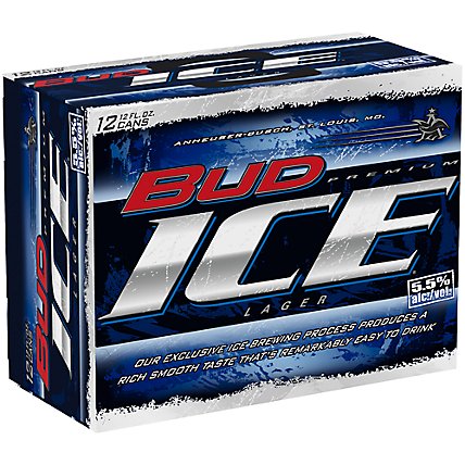 Bud Ice Beer In Cans - 12-12 Fl. Oz. - Image 1