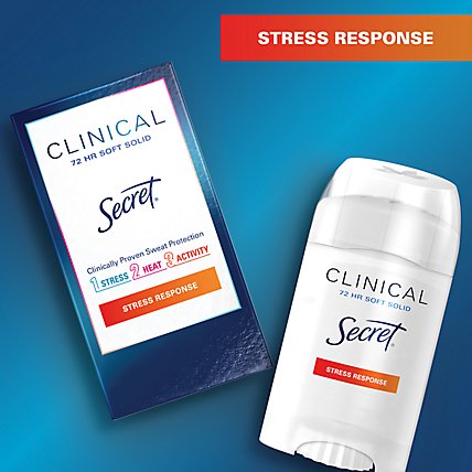 Secret Clinical Strength Soft Solid Antiperspirant and Deodorant Stress Response - 1.6 Oz - Image 3