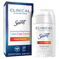 Secret Clinical Strength Soft Solid Antiperspirant and Deodorant Stress Response - 1.6 Oz - Image 2