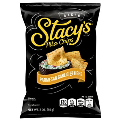 Stacys Pita Chips Parmesan Garlic & Herb - 3 Oz