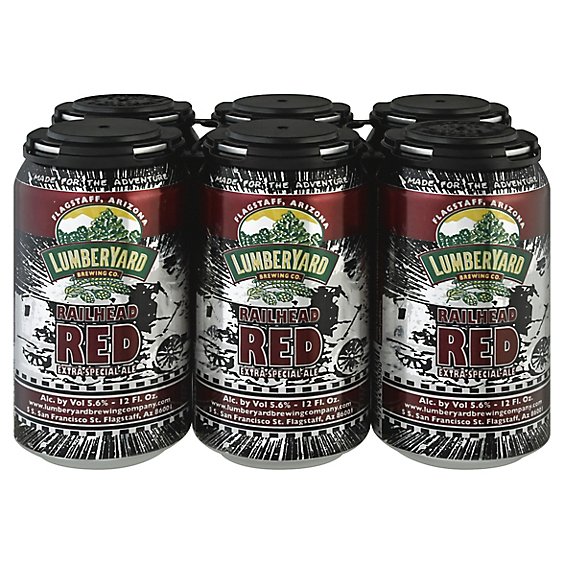 Lumberyard Red Ale In Cans - 6-12 Fl. Oz.