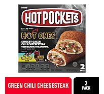 Hot Pockets Sandwiches Crispy Buttery Crust Steak & Cheddar 2 Count - 9 Oz