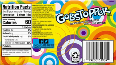 Gobstopper Wonka Gobstopper Everlasting Jawbreakers - 5 Oz - Image 5