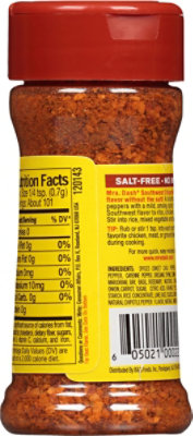 Mrs. Dash Seasoning Blend Salt-Free Southwest Chipotle - 2.5 Oz - Image 5