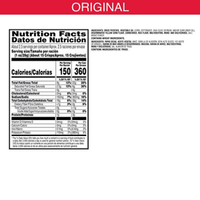 Pringles Potato Crisps Chips Original Lunch Snacks - 2.3 Oz - Image 3
