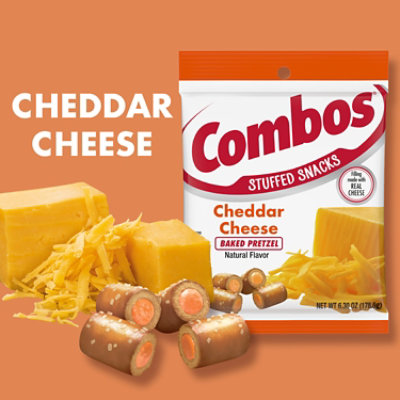 Combos Stuffed Cheddar Cheese Baked Pretzel Snacks In Bag - 6.3 Oz - Image 2
