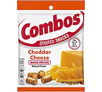 Combos Cheddar Cheese Pretzel Baked Snacks Bag 6.3 Oz
