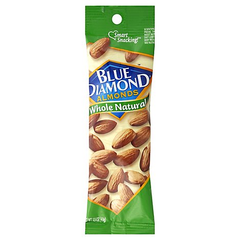 Blue Diamond Almonds Whole Natural - 1.5 Oz