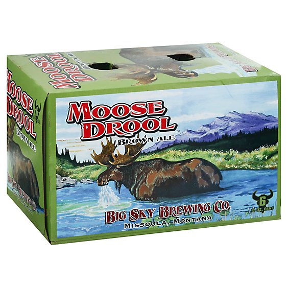 Big Sky Brewing Moose Drool Brown Ale Cans - 6-12 Fl. Oz.