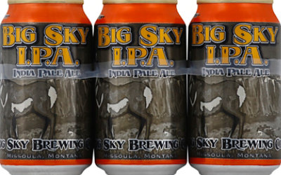 Big Sky Brewing Beer IPA Cans - 6-12 Fl. Oz. - Image 2