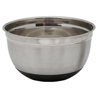 Bonny Stainless Steel Bowl Rubber Base 5 Quart - Each