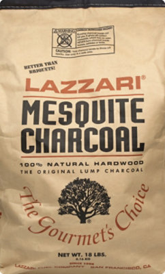 Lazzari Mesquite Charcoal Lump - 18 Lb - Image 1
