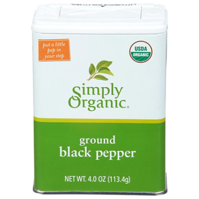 Simply Organic Black Pepper Ground - 4 Oz - Image 3