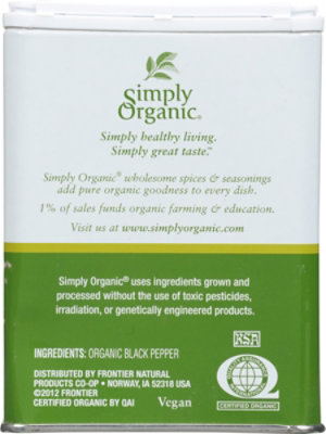 Simply Organic Black Pepper Ground - 4 Oz - Image 5