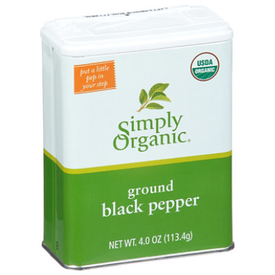 Simply Organic Black Pepper Ground - 4 Oz - Image 1