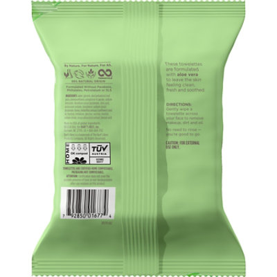 Burt's Bees Soothing Facial Towelettes With Aloe Vera - 30 Count - Image 2