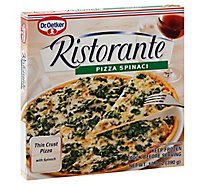 Dr. Oetker Virtuoso Pizza Thin Crust With Spinach Frozen - 13.8 Oz