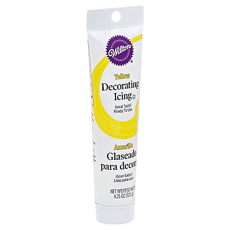 Wilton Decorating Icing Yellow Ready To Use - 4.25 Oz