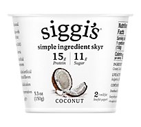 siggi's Icelandic Strained 2% Low Fat Coconut Yogurt - 5.3 Oz