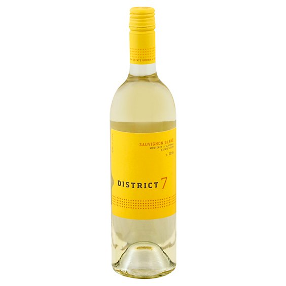 District 7 Monterey Sauvignon Blanc Wine - 750 Ml