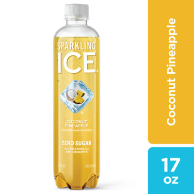 Sparkling Ice Coconut Pineapple Sparkling Water 17 fl. oz. Bottle - Image 1