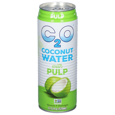 C2O Coconut Water Pure with Pulp - 17.5 Fl. Oz. - Image 3