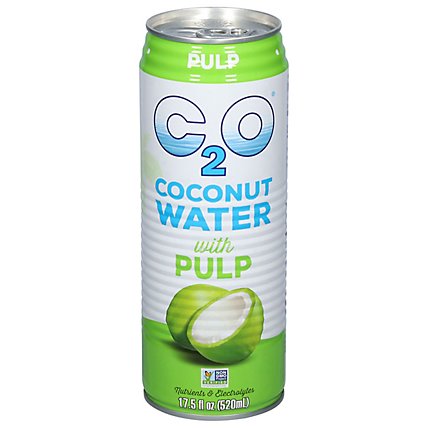 C2O Coconut Water Pure with Pulp - 17.5 Fl. Oz. - Image 2