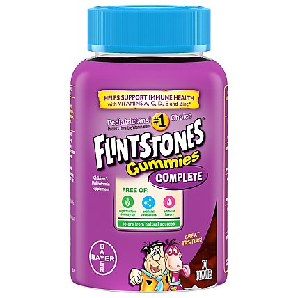 Flintstones Childrens Multivitamins Supplement Gummies Complete - 70 Count - Image 3