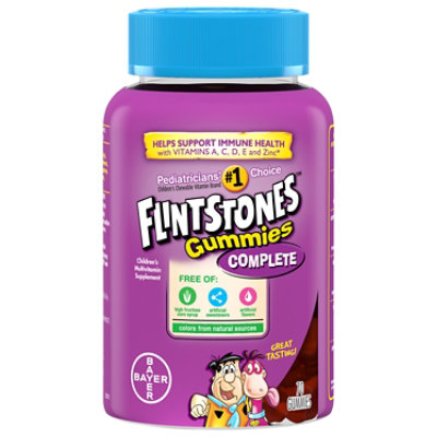 Flintstones Childrens Multivitamins Supplement Gummies Complete - 70 Count