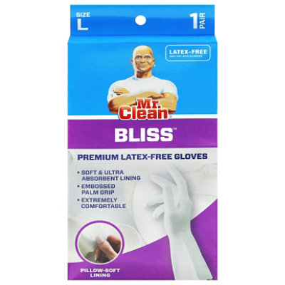 Mr. Clean Bliss Gloves Premium Latex-Free L - 1 Count - Image 2