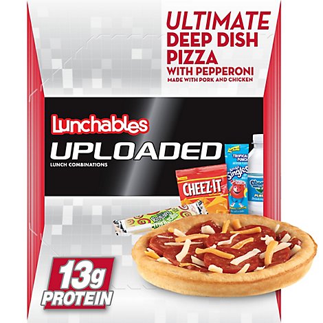 Lunchables Uploaded Lunch Combinations Ultimate Deep Dish Pizza With Pepperoni - 4.7 Oz