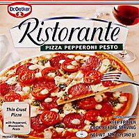 Dr. Oetker Virtuoso Pizza Thin Crust Pepperoni Pesto Frozen - 12.7 Oz - Image 2