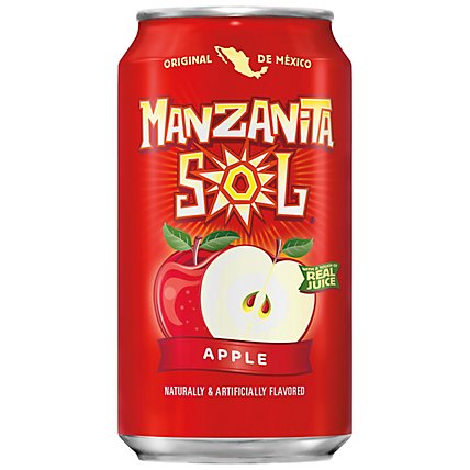 Sol Soda Manzanita Apple - 12 Fl. Oz. - Image 1