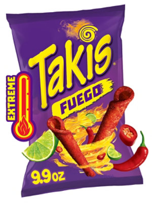 Takis Fuego Hot Chili Pepper & Lime Rolled Tortilla Chips - 9.9 Oz - Image 1