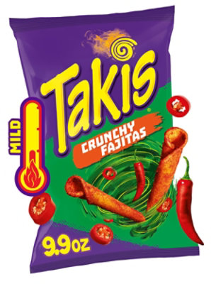 Takis Crunchy Fajitas Rolled Tortilla Chips - 9.9 Oz - Image 1