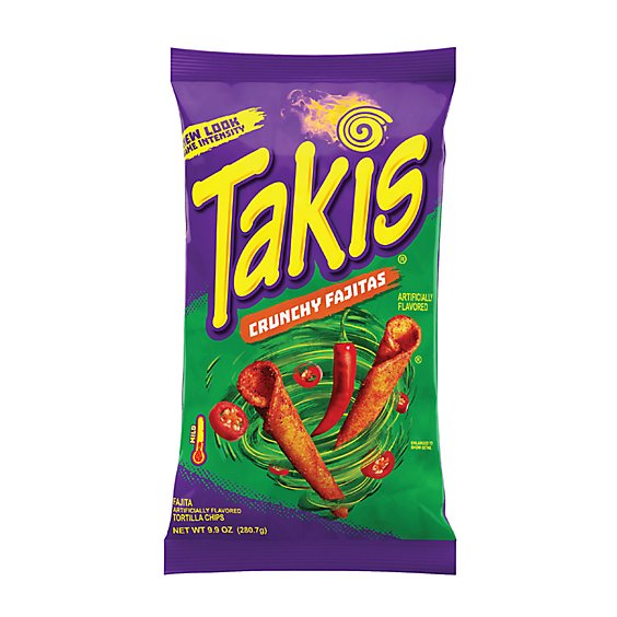 Takis Crunchy Fajitas Rolled Tortilla Chips - 9.9 Oz
