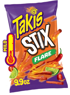 Takis Stix Flare Chili Pepper & Lime Corn Chips - 9.9 Oz - Image 1