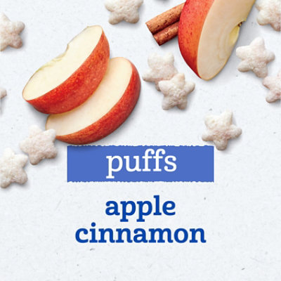 Gerber Grain & Grow Puffs Apple Cinnamon Snacks for Baby In Canister - 1.48 Oz - Image 2