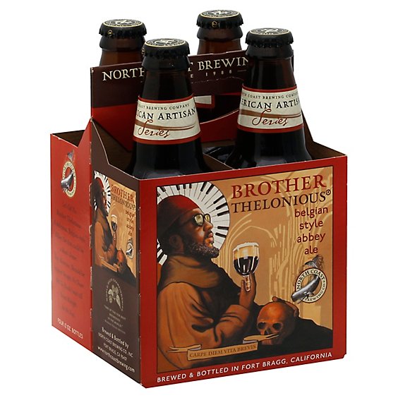 North Coast Brewing Co. Brother Thelonious Ale In Bottles - 4-12 Fl. Oz.