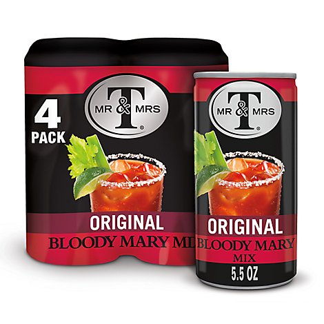 Mr & Mrs T Bloody Mary Mix Original - 4-5.5 Fl. Oz.