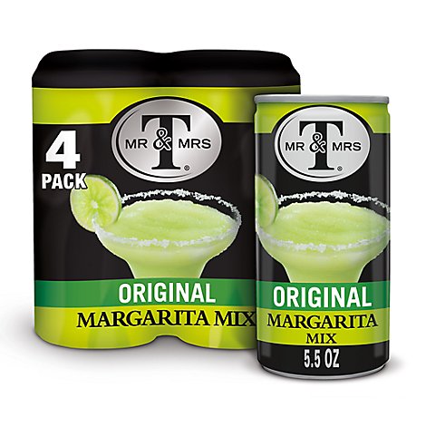 Mr & Mrs T Margarita Mix - 4-5.5 Fl. Oz.
