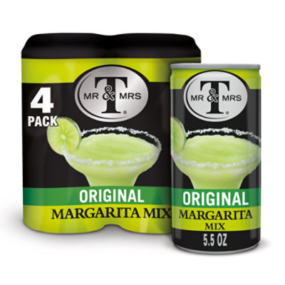 Mr Mrs T Margarita Mix 4 5 5 Fl Oz Tom Thumb