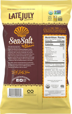 Late July Snacks Sea Salt by the Seashore Multigrain Tortilla Chips - 6 Oz - Image 6