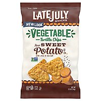 Late July Snacks Tortilla Chips Organic Multigrain How Sweet Potato It Is - 5.5 Oz - Image 1