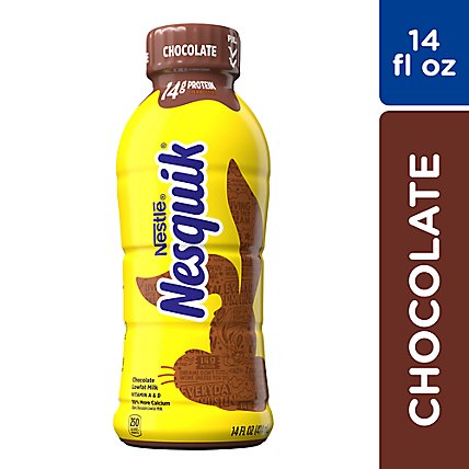 Nesquik Ready to Drink Chocolate Lowfat Milk - 14 Fl. Oz. - Image 1