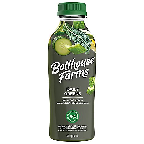 Bolthouse Farms 100% Fruit & Vegetable Juice Daily Greens - 15.2 Fl. Oz.
