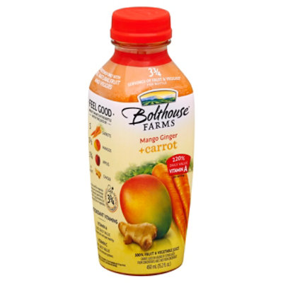Bolthouse Farms Mango Ginger Carrot - 15.2 Fl. Oz.