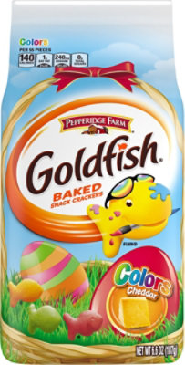 Pepperidge Farm Goldfish Baked Snack Crackers Colors Cheddar - 6.6 Oz - Image 2