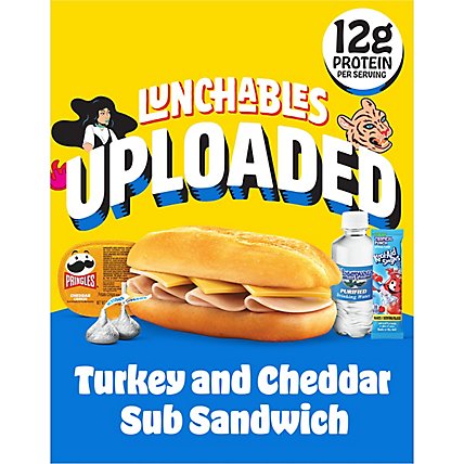 Lunchables Uploaded Turkey and Cheddar Sub Sandwich Meal Kit Box - 15 Oz - Image 3